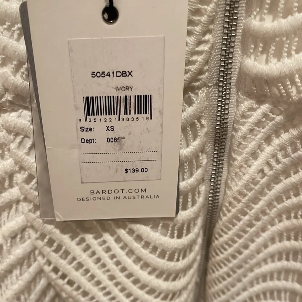 Bardot NWT white dress from Nordstrom.